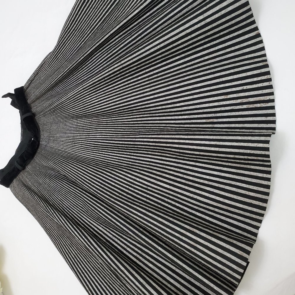 TRUE VINTAGE 1950'S STRIPED FELT SKIRT